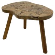Beaverman - three-legged oak stool