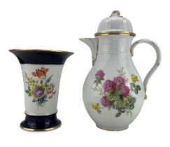 Meissen porcelain coffee pot