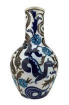 Burmantofts Faience Anglo-Persian bottle vase