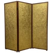 Late 19th century Aesthetic Movement screen or room divider