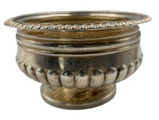 George IV silver sugar bowl
