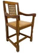 Rabbitman - oak elbow carver chair