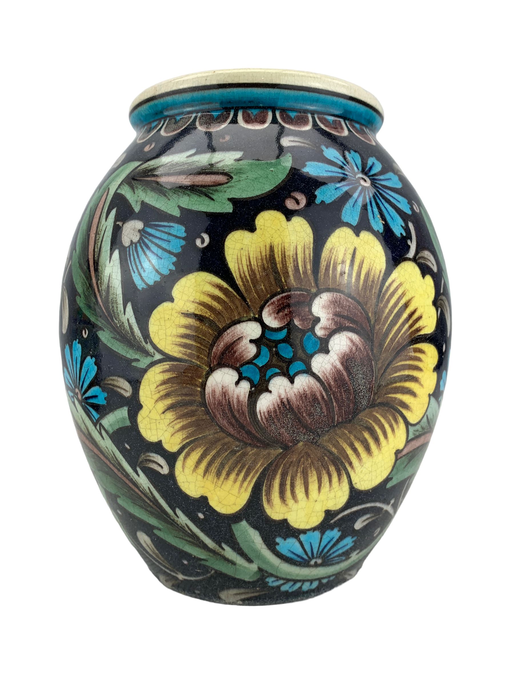 Burmantofts Faience Anglo-Persian vase - Image 4 of 6