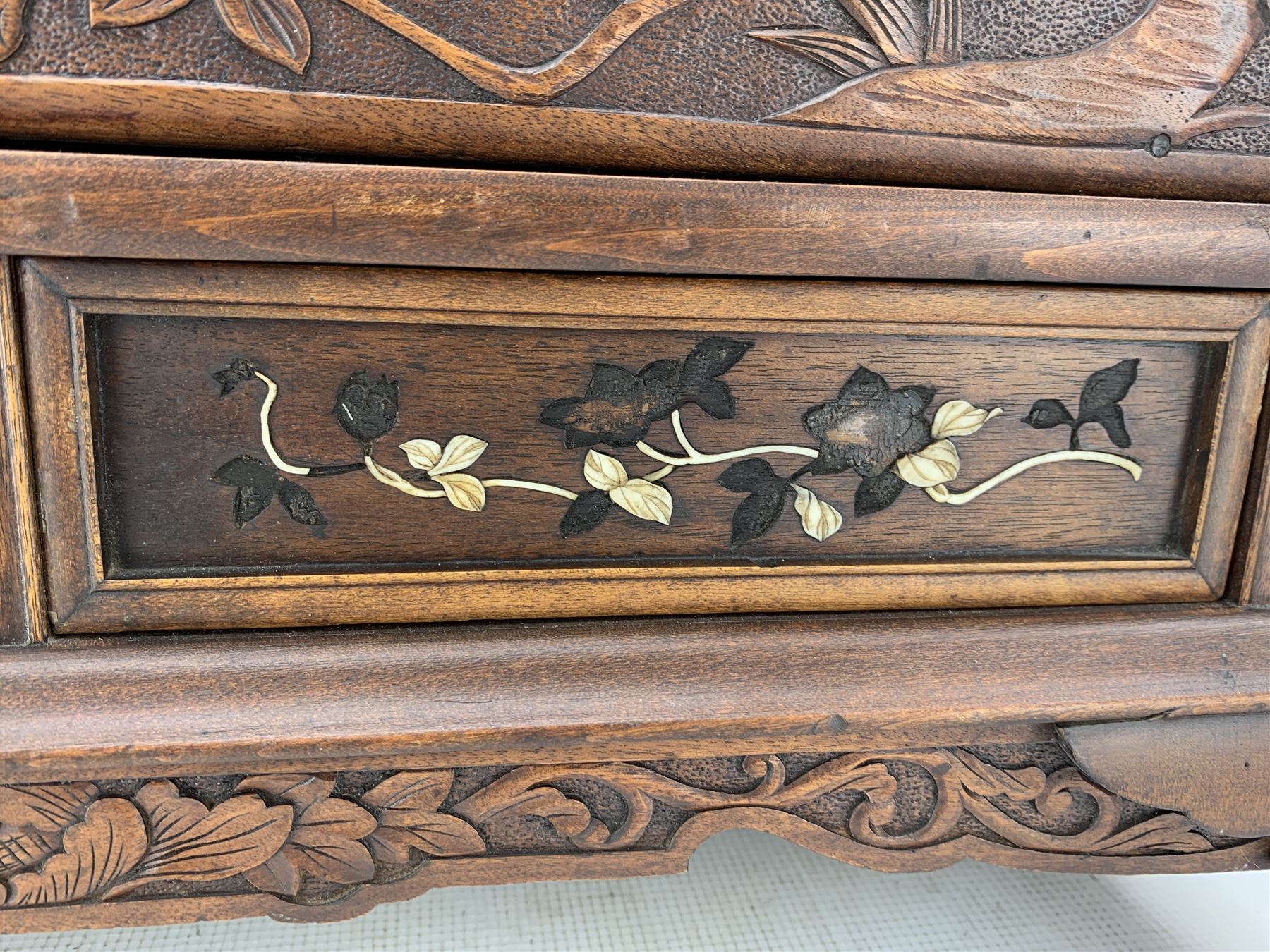 Japanese Meiji hardwood shodhana - Image 4 of 10