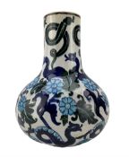 Burmantofts Faience Anglo-Persian bottle vase