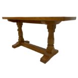 Mouseman - oak coffee table