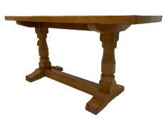 Mouseman - oak coffee table