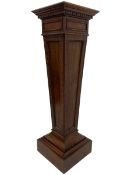 Edwardian mahogany pedestal stand