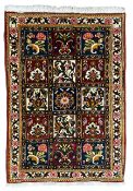 Persian Bakhtiari crimson ground rug