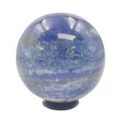 Lapis lazuli sphere