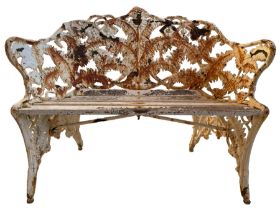 Coalbrookdale - cast iron fern pattern bench