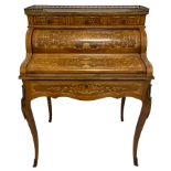 Mid-20th century French Kingwood bureau de dame or writing desk