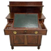 In the manor of George Bullock - early 19th century mahogany chiffonier writing desk