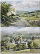 Sam Chadwick (British 1902-1992): 'Kettlewell' and 'May-Time in Wharfedale'