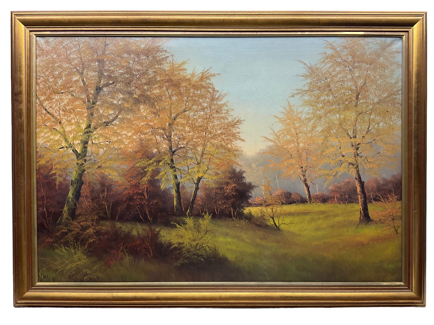 Remsen (Continental 20th century): Autumn Trees - Image 2 of 2