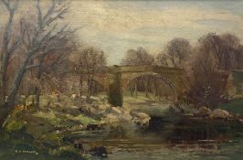 Gordon Clifford Barlow (British 1913-2005): 'Devil's Bridge Kirby Lonsdale'