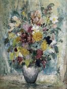 English School (Early to mid-20th century): Still Life of Flowers in a Vase