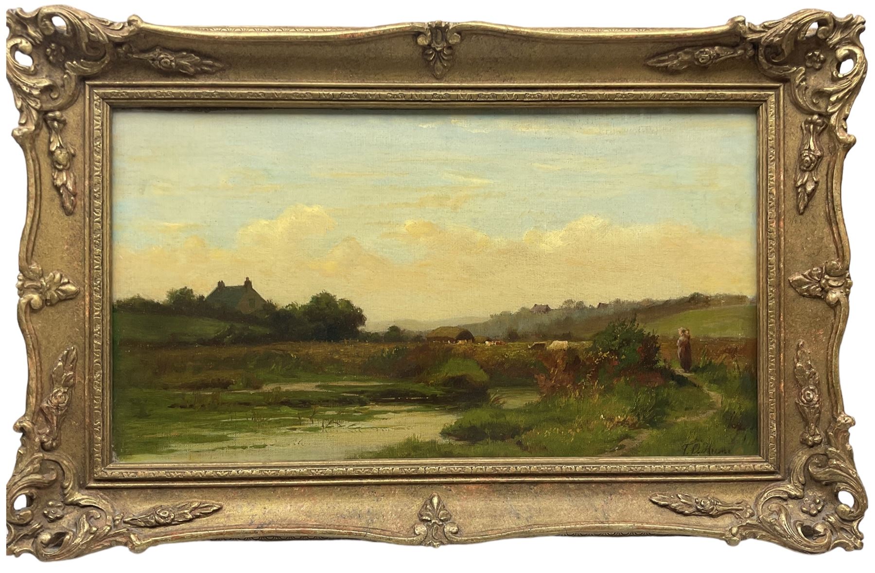 English School (19th/20th century): River Landscape - Image 2 of 4