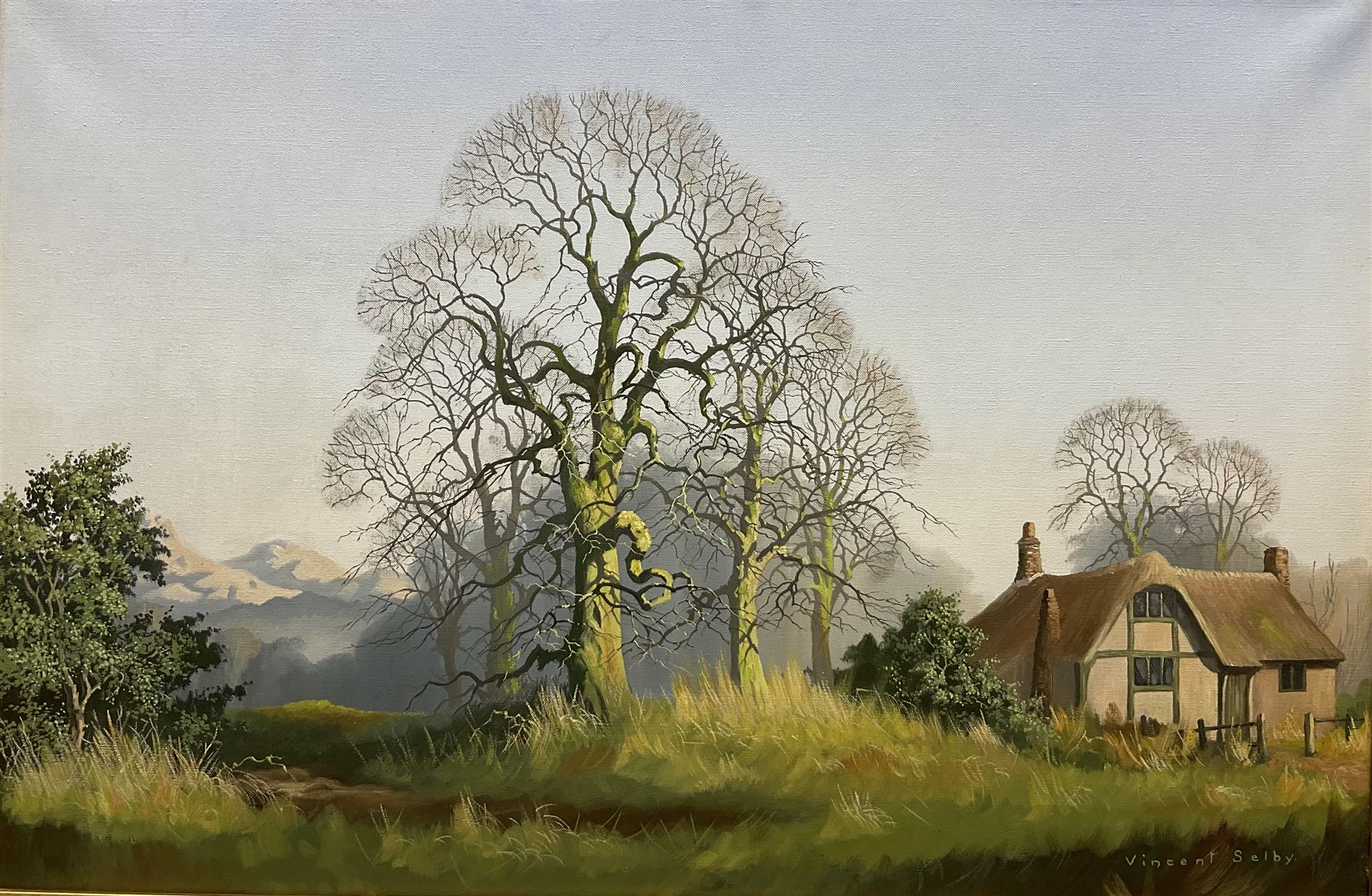 Vincent Selby (British 1919-2004): 'Winter Sunlight'
