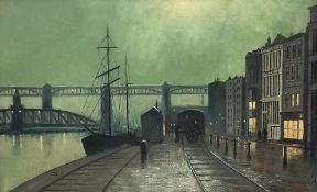 James Hardaker (British 1901-1991) after Arthur Edmund Grimshaw (British 1868-1913): 'The Quayside