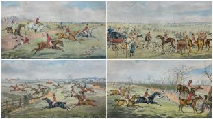 Frederick Christian Lewis (British 1779-1856) after Henry Alken (British 1785-1851): The Quorn Hunt