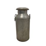 Burton Egg Packers - aluminium milk churn with twin handles