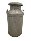 Grundy Teddington Ltd - aluminium milk churn with twin handles