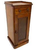 Victorian mahogany bedside cupboard