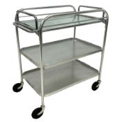 The English Electric Co. - early 20th century Art Deco period chrome drinks or cocktail trolley