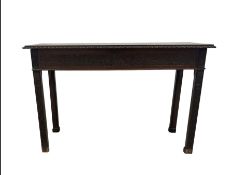 George III Chippendale design mahogany side table