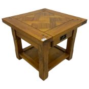 Hardwood lamp or side table