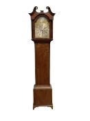 John Agar of York - Late 18th-century 8-day mahogany longcase clock