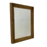 Late 19th century large gilt framed mirror