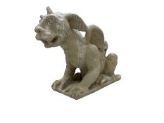 Composite stone grotesque or gargoyle statue