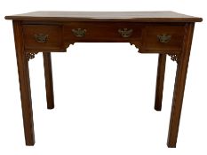 Georgian design mahogany low boy table
