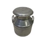 Grundy Teddington Ltd - miniature aluminium milk churn with twin handles