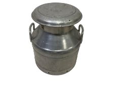 Grundy Teddington Ltd - miniature aluminium milk churn with twin handles