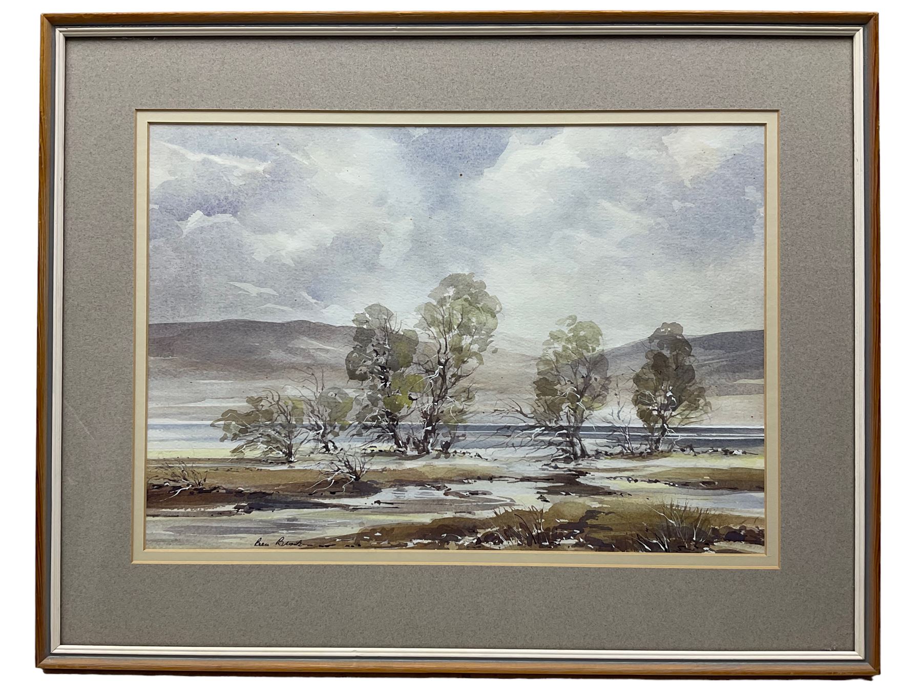 Ben Brook (Northern British 20th century): 'Nidderdale - Gouthwaite Reservoir' - Image 4 of 4