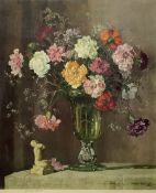 After Herbert Davis Richter (British 1874-1955): Still Life of Flowers in a Vase