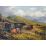 A Jackson (British 19th century): Highland Cattle