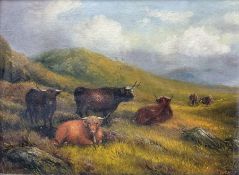 A Jackson (British 19th century): Highland Cattle