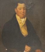 English School (Early to mid-19th century): Half-Length Portrait of a Gentleman