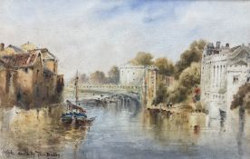 Thomas 'Tom' Dudley (British 1857-1935): 'Lendal Bridge York'