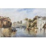 Thomas 'Tom' Dudley (British 1857-1935): 'Lendal Bridge York'