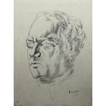 After Jacob Kramer (Ukrainian/British 1892-1962): Portrait of Jacob Epstein