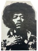 Pete (Peter) Marsh (British 1945-): Jimi Hendrix