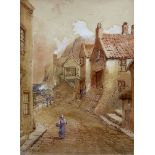 Edward Nevil (British fl.1880-1900): Staithes