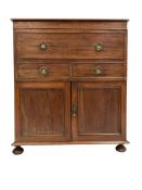 George III mahogany cabinet