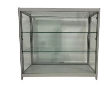 Low full height shop display or jewellery cabinet