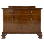 Mid-20th century mahogany linen chest